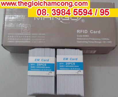 Thẻ chấm công cảm ứng dầy (1.8 mm)